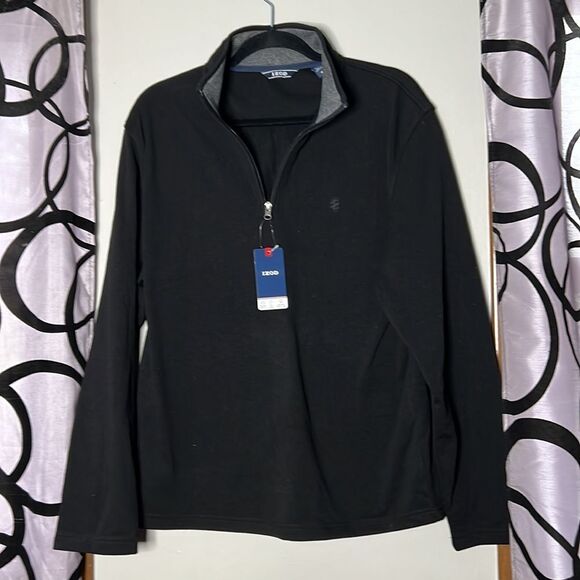 Izod quarter zip pull over sweatshirt new with tags size medium - Picture 2 of 10